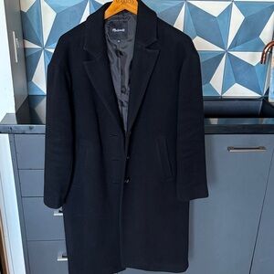 Madewell Women's Black Wool Coat